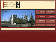 Tablet Screenshot of aahispanistas.org